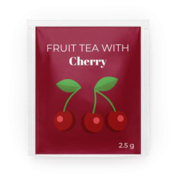 Fruit tea with cherry