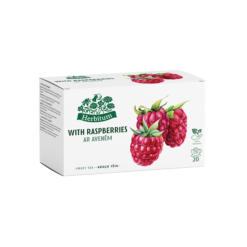 Summer Taste Tea with Raspberries HERBITUM | Acorustea.eu