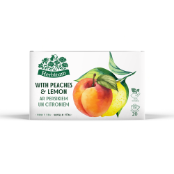 Tea with Peaches and Lemon HERBITUM | Acorustea.eu