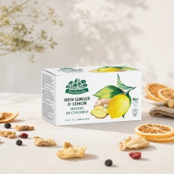Tea with Ginger and Lemon HERBITUM | Acorustea.eu