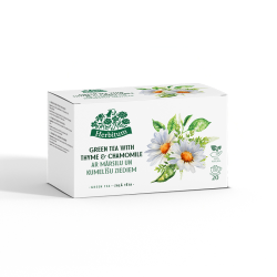 Green tea with herbs
