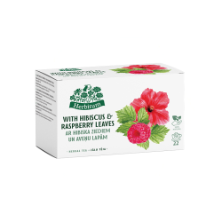 Hibiscus and raspberry leaves