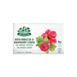 Hibiscus and raspberry leaves