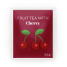 Fruit tea with cherry